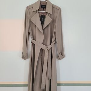 Massimo Dutti Classic Tan Coat
